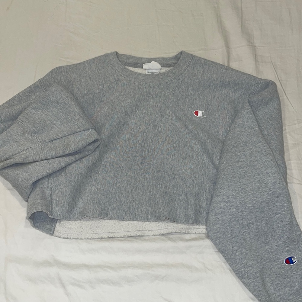 XS Cropped Champion Sweatshirt